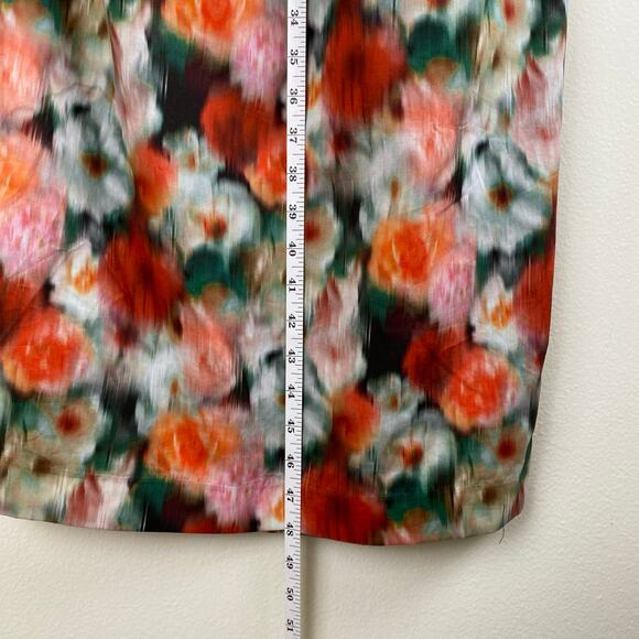 NWT J. Crew Liberty® Hazy Days Dress Size 6 Red Black Cotton Midi Puff Sleeve - Picture 14 of 14